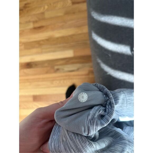 Lululemon Wunder Under Hi-Rise 7/8 Tight 25" 6 Wee Are From Space Ice Grey Alpin - Picture 5 of 5